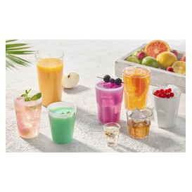 Herbruikbaar Durable Glas SAN Frost transparant 400ml (5 stuks) 