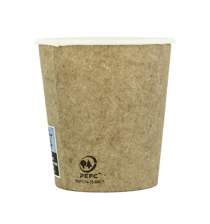 Papieren beker Kraft 4Oz/120ml Ø6,2cm (80 stuks) Papieren beker Kraft 4Oz/120ml Ø6,2cm (80 stuks)