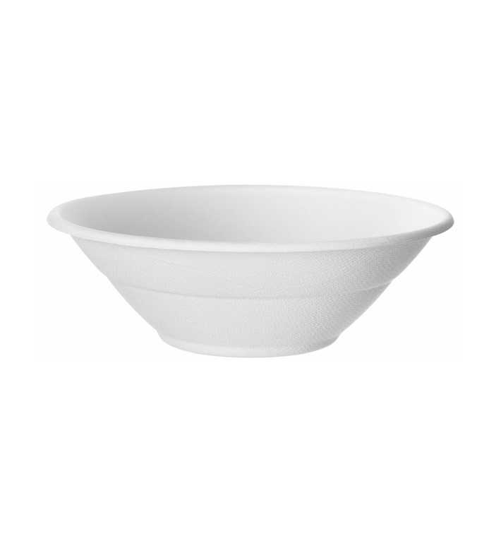 Bol Canne à Sucre Bagasse Noodle Blanc 940ml (400 Utés) Bol Canne à Sucre Bagasse Noodle Blanc 940ml (400 Utés)