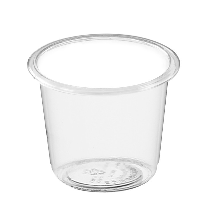Pot PLA Transparent à Sauce 30ml Ø4,5cm (5.000 Utés) Pot PLA Transparent à Sauce 30ml Ø4,5cm (5.000 Utés)