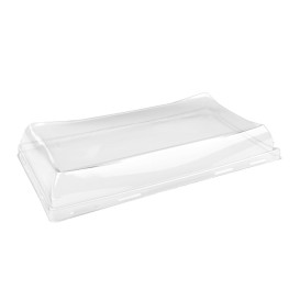 Plastic Deksel voor Platter 12x22cm (50 stuks) 