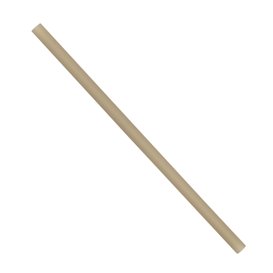Paille Éco Droite en Canne à Sucre Ø0,8cm 15cm (50 Utés)