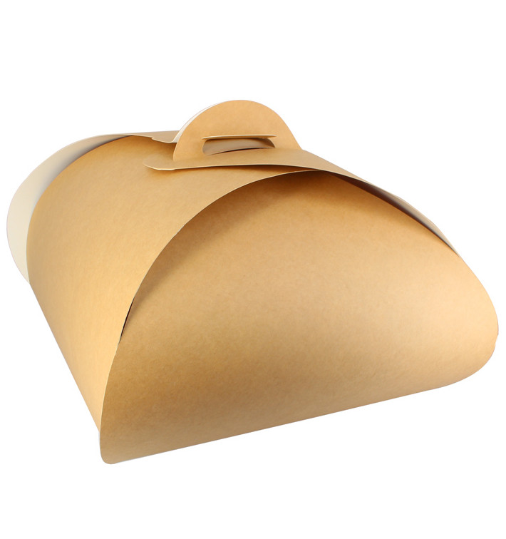 Papieren Kraft Cake Doosje 18x18x13cm (100 Stuks) Papieren Kraft Cake Doosje 18x18x13cm (100 Stuks)