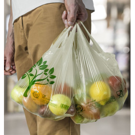 Sac à Bretelles Home Compost “Be Eco!” 35x50cm 17,5µm (1.000 Utés)
