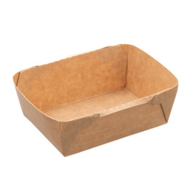 Saladier Deli2Go en Kraft 125ml 10,8x8,2x3,5cm (500 Utés)