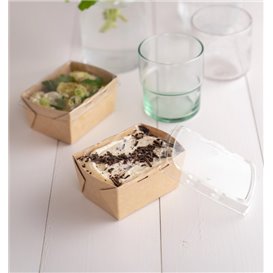 Saladier Deli2Go en Kraft 125ml 10,8x8,2x3,5cm (125 Utés)
