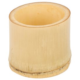 Bamboe proeving beker klein maat 5x5x4,5cm (20 stuks)
