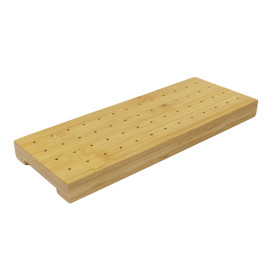 Houten Houder voor voedselplukker Golf Design 12x31,5x2,5cm (1 stuk) 