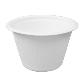 Bol en Canne à Sucre Blanc 100ml Ø7,5cm (1.000 Utés)