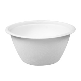 Bol en Canne à Sucre Blanc 180ml Ø9,5cm (50 Utés)