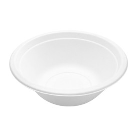 Bol en Canne à Sucre Blanc 350ml Ø13,5cm (500 Utés)