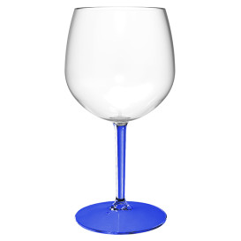 Herbruikbaar Durable Glas voor Gin TT blauwe voet 580ml (1 Stuk)