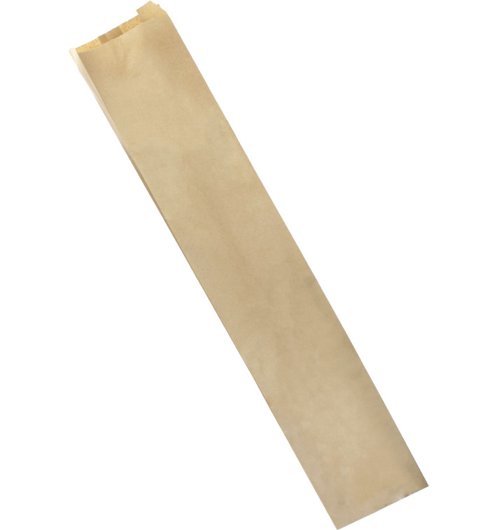 Papieren zak kraft 9+5x24cm (250 stuks) Papieren zak kraft 9+5x24cm (250 stuks)