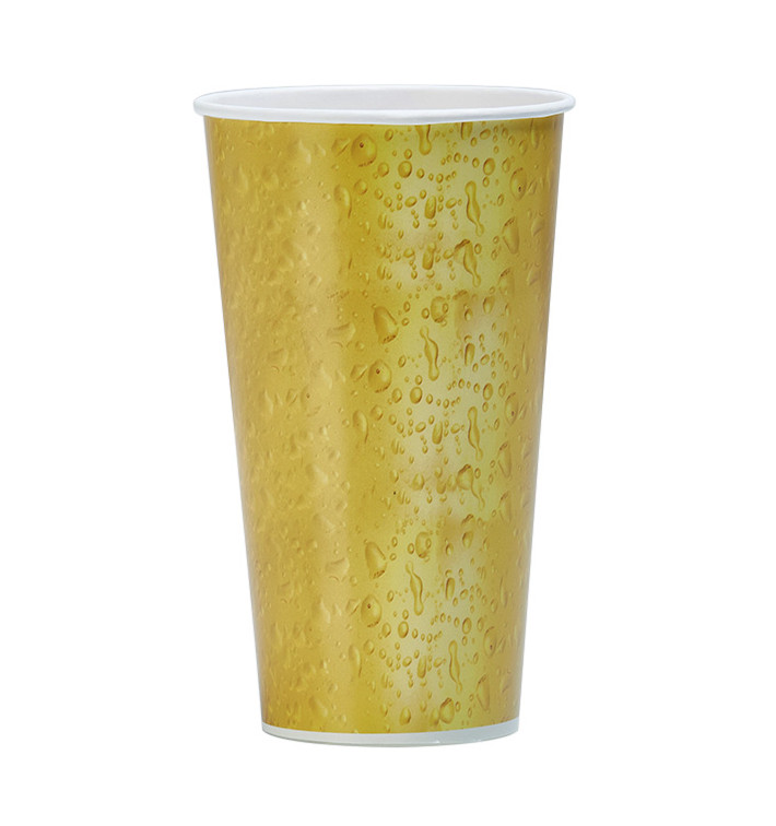 Gobelet à Bière en Carton 1.025ml Ø10,8cm (50 Utés) Gobelet à Bière en Carton 1.025ml Ø10,8cm (50 Utés)