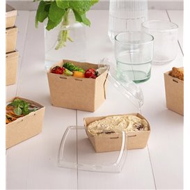 Verrine Fonde Dégustation Réutilisable PP 6x6x3,5cm 75ml (25 Utés)