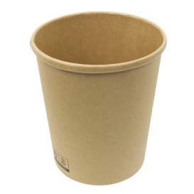 Pot en Carton Kraft 1.000ml Ø11,7cm (25 Utés)