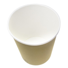 Pot en Carton Kraft avec Bordure Blanche 1.000ml Ø11,7cm (500 Utés)