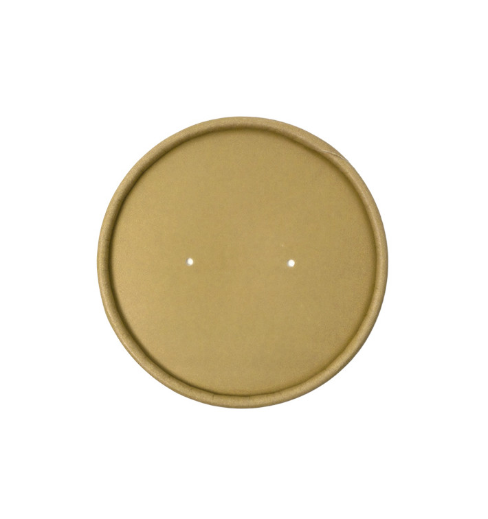 Couvercle en Carton Kraft pour Pot de Ø9,0cm (25 Utés) Couvercle en Carton Kraft pour Pot de Ø9,0cm (25 Utés)