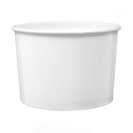 Pot en Carton Blanc 488ml (25 Unités)