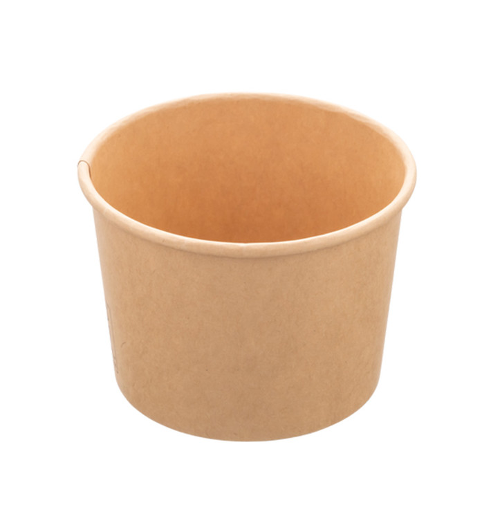 Kraft Kartonnen Multi-Food 550ml Ø11,5cm (400 stuks) Kraft Kartonnen Multi-Food 550ml Ø11,5cm (400 stuks)