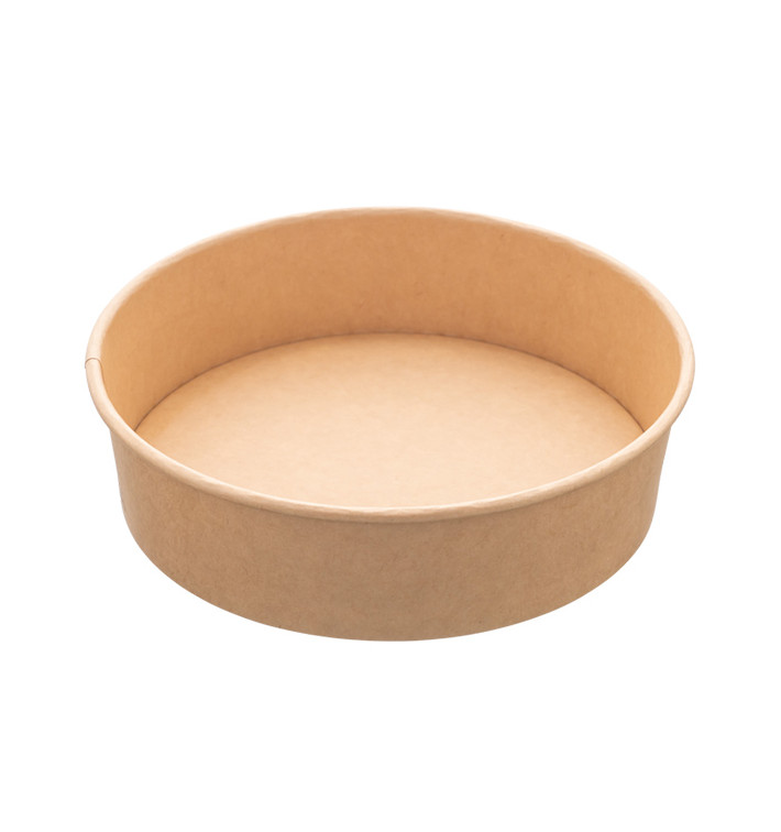 Saladier en Carton Kraft 950ml Ø18,5cm (300 Utés) Saladier en Carton Kraft 950ml Ø18,5cm (300 Utés)