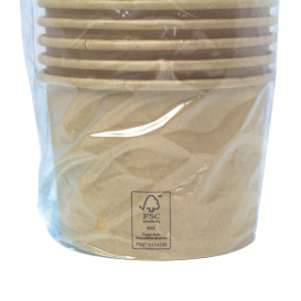 Pot en Carton Kraft-Kraft Dessert 250ml Ø9,0cm (1.000 Utés)