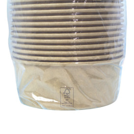 Saladier en Carton Kraft-Kraft 1.000ml Ø16,6cm (50 Utés)