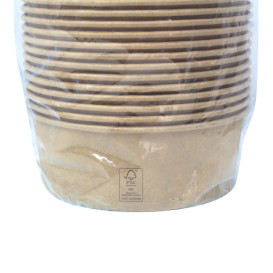 Saladier en Carton Kraft-Kraft 1.300ml Ø18,5cm (300 Utés)