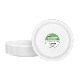 Papieren bord Rond Wit  Ø26cm 250g/m² (350 stuks) 