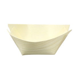 Amuse Bootje Hout 6x5cm (50 Stuks)