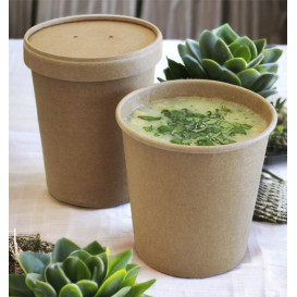 Kraft-Kraft Kartonnen Pot 350ml Ø9,0cm (400 Stuks)