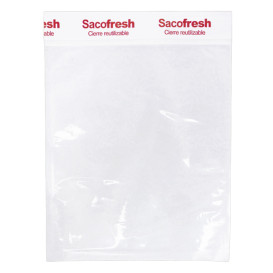 Herbruikbare Vacuümzak Sacofresh Rood 30x20cm (100 Stuks)
