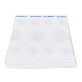 Zakken van PE-Papier Zelfklevende Flap Sacofresh Blauw 30x25cm (1.200 Stuks)