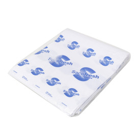 Zakken van PE-Papier Zelfklevende Flap Sacofresh Blauw 30x25cm (1.200 Stuks)
