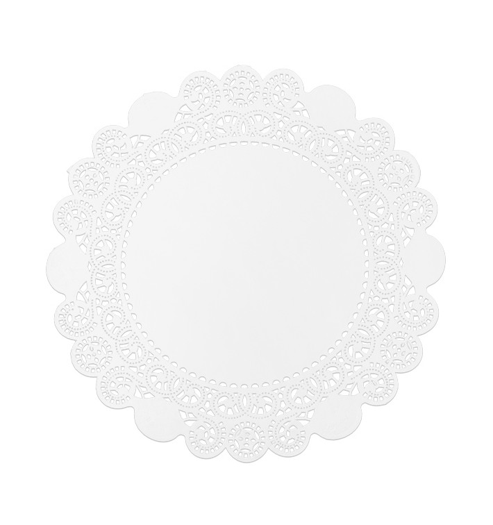 Dentelle en Papier Blanc Ø14cm (250 Utés) Dentelle en Papier Blanc Ø14cm (250 Utés)