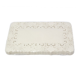 Dentelle Rectangle en Papier 14x24cm (250 Utés)