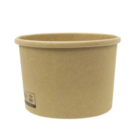 Kraft-Kraft Kartonnen Pot 250ml Ø9,0cm (25 Stuks)