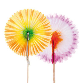 IJs decoreren set Chinese Fan Design 7,5cm 