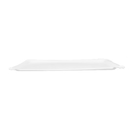 Plat Rectangulaire en Carton Blanc 25x34cm (50 Utés)