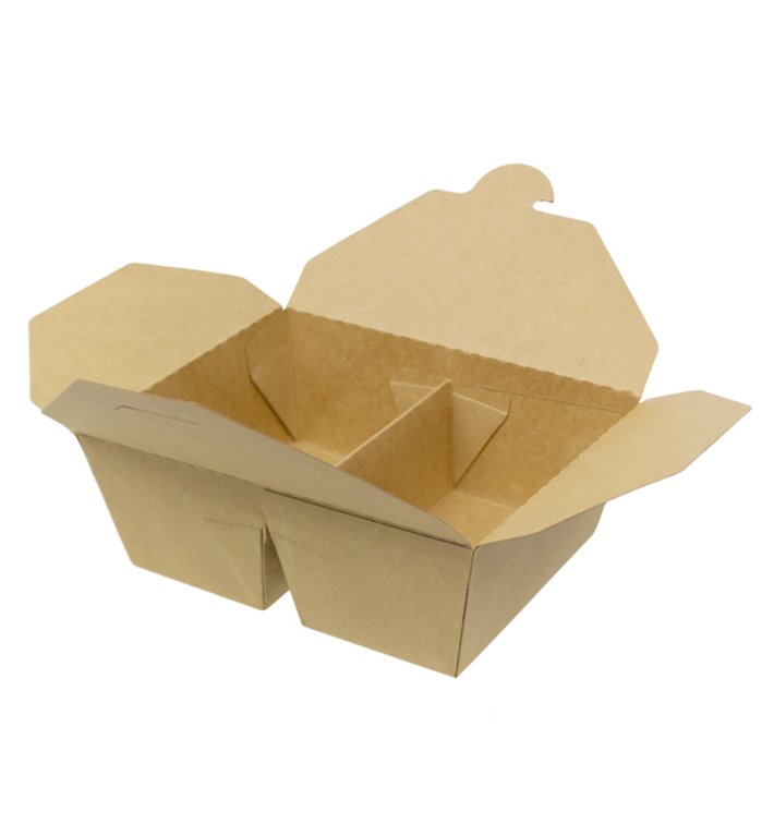 Boîte Américaine Kraft-Kraft 2C 17x13,5x6,5cm 1.000ml (25 Utés) Boîte Américaine Kraft-Kraft 2C 17x13,5x6,5cm 1.000ml (25 Utés)