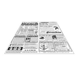 Graspapier inpakvellen "Times" 31x38cm (4.000 stuks)