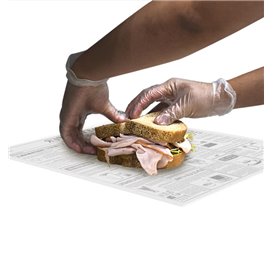 Graspapier inpakvellen "Times" 31x31cm (1.000 stuks) 