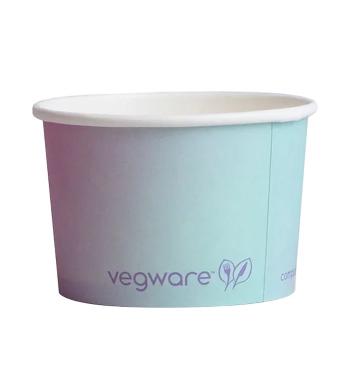 Terrine Kartonnen Ijs 4Oz/114ml (50 Stuks) Terrine Kartonnen Ijs 4Oz/114ml (50 Stuks)