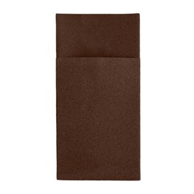 Zakvouw airlaid servetten "Kanguro" bruin 40x40cm (480 stuks)