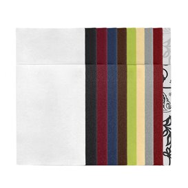 Serviette Kangourou en Airlaid Bleu 40x40cm (30 Unités)