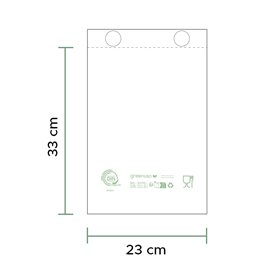 Marktzak Block Home Compost “Classic” 23x33cm 12µm (100 stuks)
