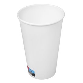 Gobelet Carton 16 Oz/500ml Blanc Ø9cm (500 Utés)