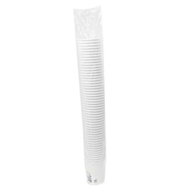 Papieren beker wit 9Oz/280ml Ø8,0cm (50 stuks) 