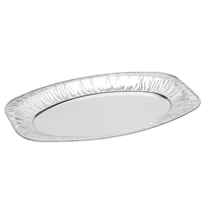 Folie dienblad Ovaal vormig 1650ml (100 stuks) Folie dienblad Ovaal vormig 1650ml (100 stuks)
