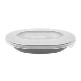 Revolve” Duurzame herbruikbare PP Bio Schaaldeksels Ovaal 22x17,4x5cm (144 stuks)